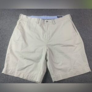 Polo Ralph Lauren Stretch Classic Fit Mens Cotton Flat Front 9” Shorts Size 38